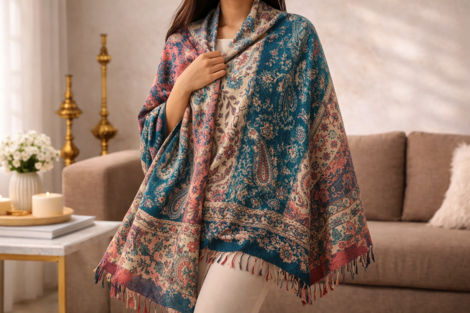 Как выбрать палантин женский для повседневных и праздничных образов